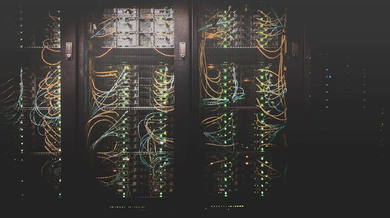 Servers and networking inside a managed UK data centre